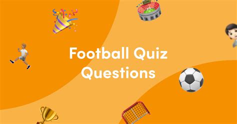 quiz questions on football